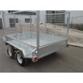 Heavy duty double axle farm box dump trailer for sale